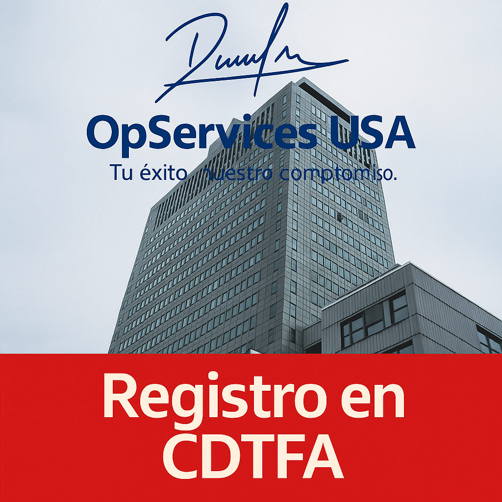 registro de CDTFA
