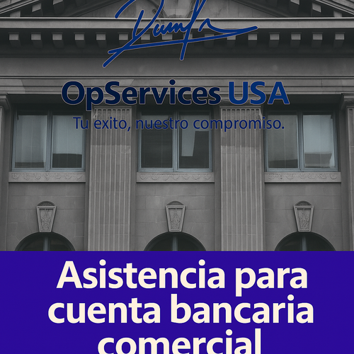Asistencia para cuenta bancaria comercial